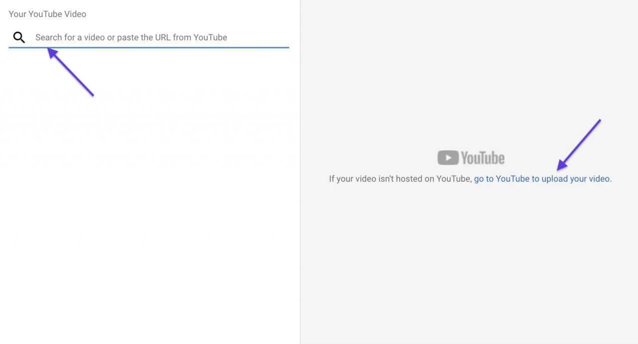 تحديد الفيديو الاعلاني