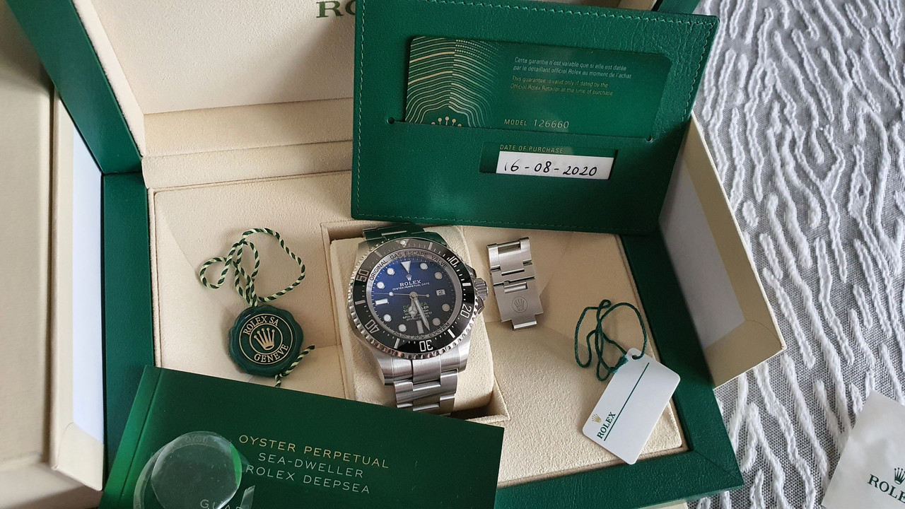 Vendo Rolex Deepsea D-Blue 126660