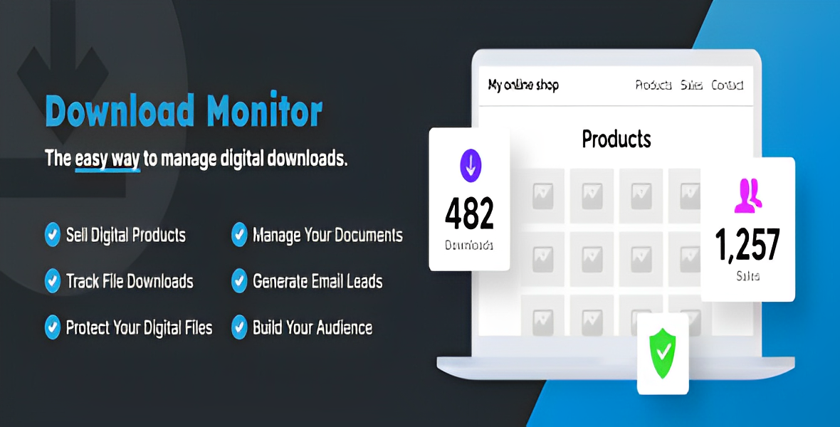 Download Monitor + Addons Complementares Premium