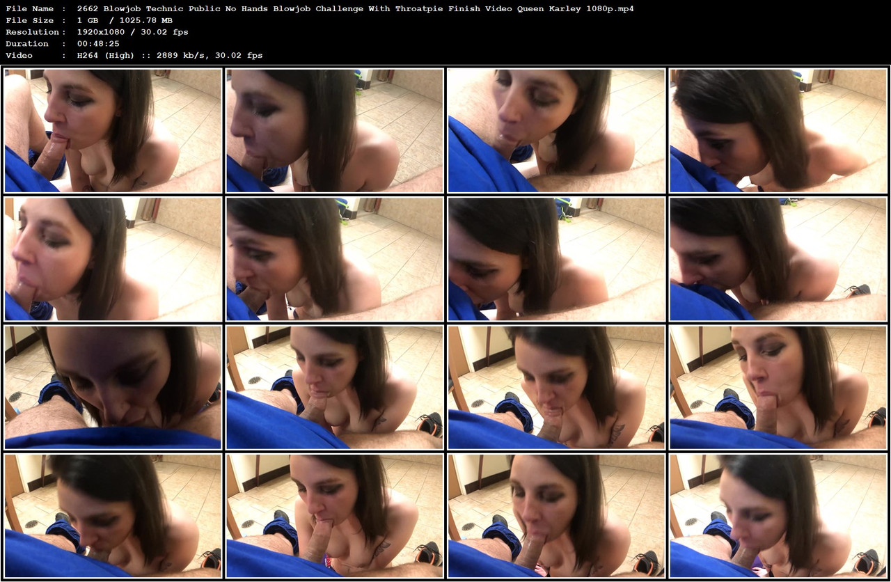 2662 Blowjob Technic Public No Hands Blowjob Challenge With Throatpie Finish Video Queen Karley 1080