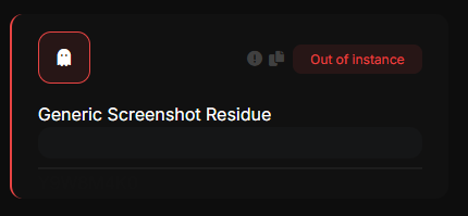 Generic Screenshot Residue detection