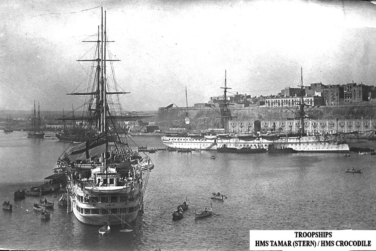 HMS Crocodile и Tamar