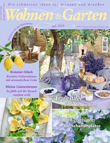 Cover: Wohnen und Garten Magazin No 07 Juli 2023