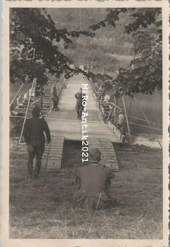 Brückenüberquerung Kriegsbrücke nach Frankreich3