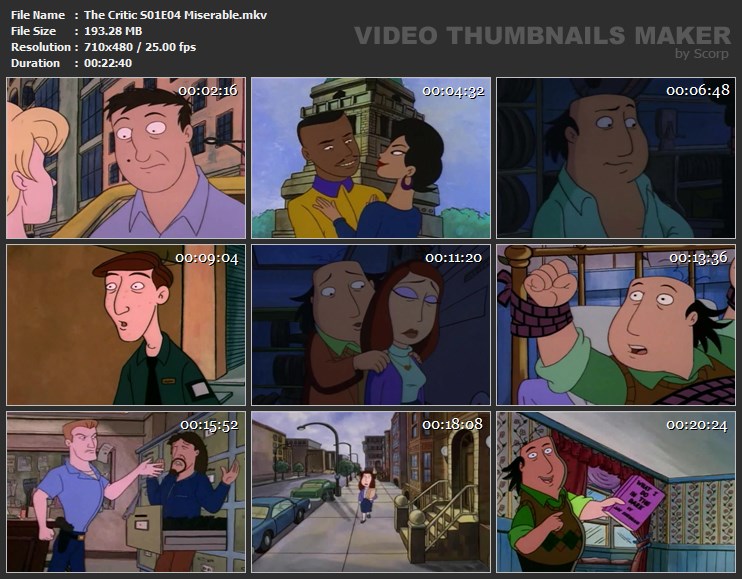 The Critic S01E04 Miserable.mkv