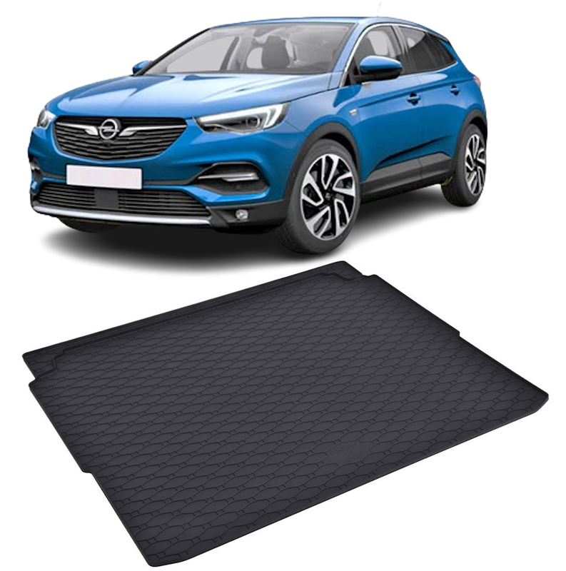 Tavita auto OPEL Grandland X 2017-prezent, protectie portbagaj, Cri-Flo, din cauciuc 100%, compatibil cu autoturismul OPEL Grandland X