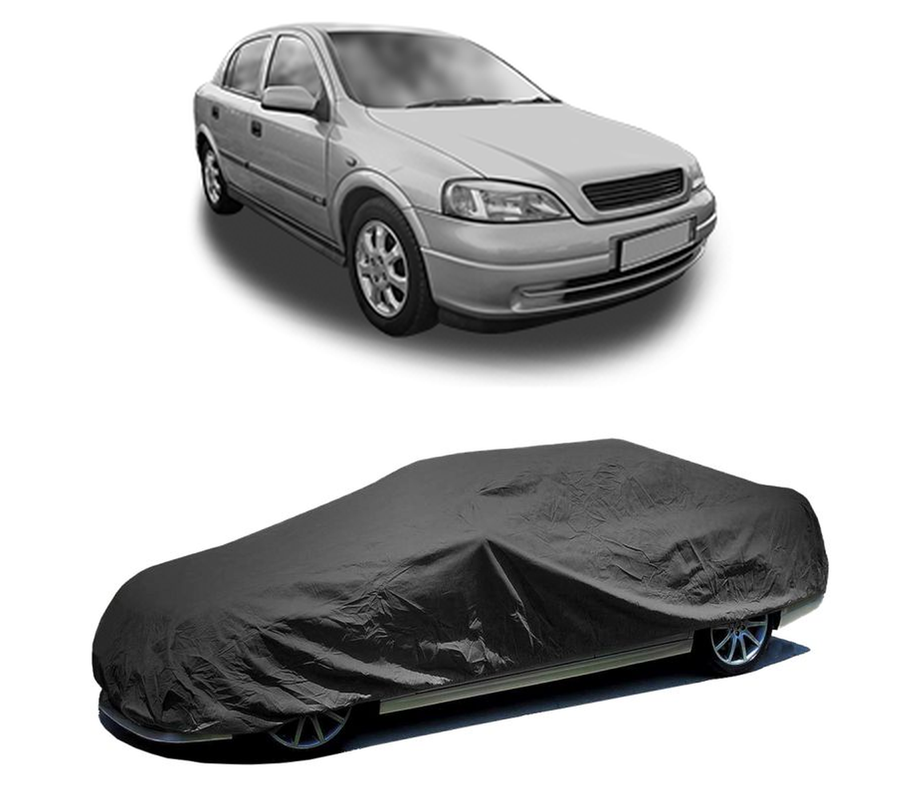 Husa tip prelata auto pentru OPEL ASTRA G CLASSIC (T98) 2004 - 2009,culoare negru, material textil impermeabil, rezistanta la intemperii praf UV, CARPASSION Husa Protectie