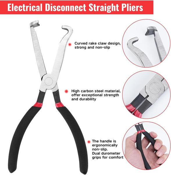  Automotive Electrical Connector Disconnect Pliers Set 3PCS Plug Release Tools