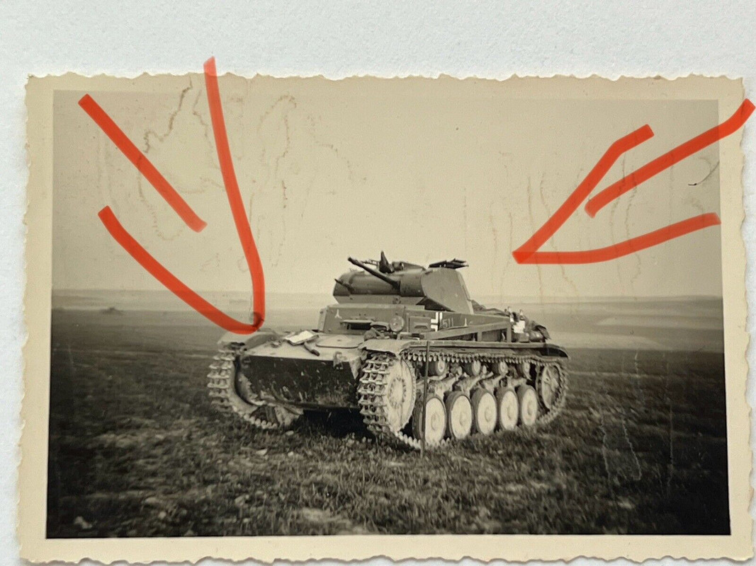 To0) Foto Deutsche Panzer in Polen Fotoalbum Poland German Tank
