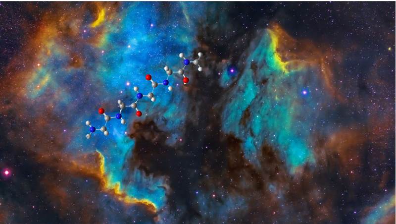 foto origine cosmica aminoacidi