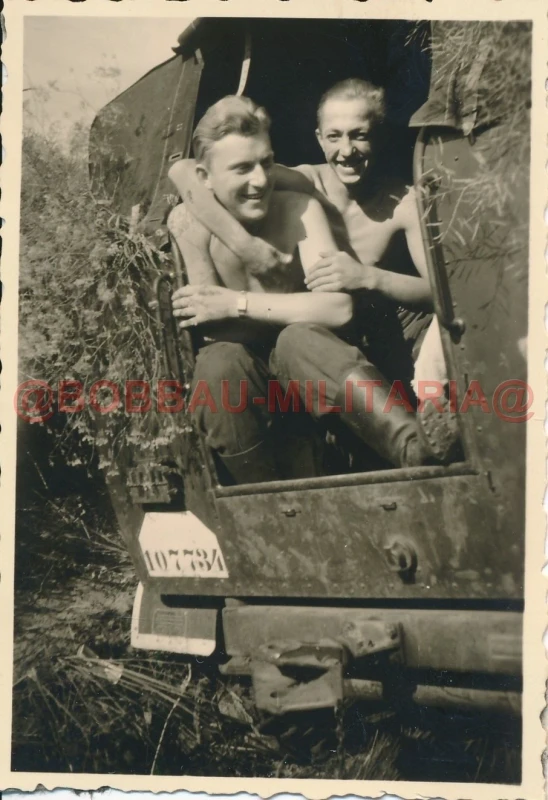 S191 Foto Ukraine Panzergrenadier Reg 10 Westland Sd Kfz Halbkette Kennung 107734