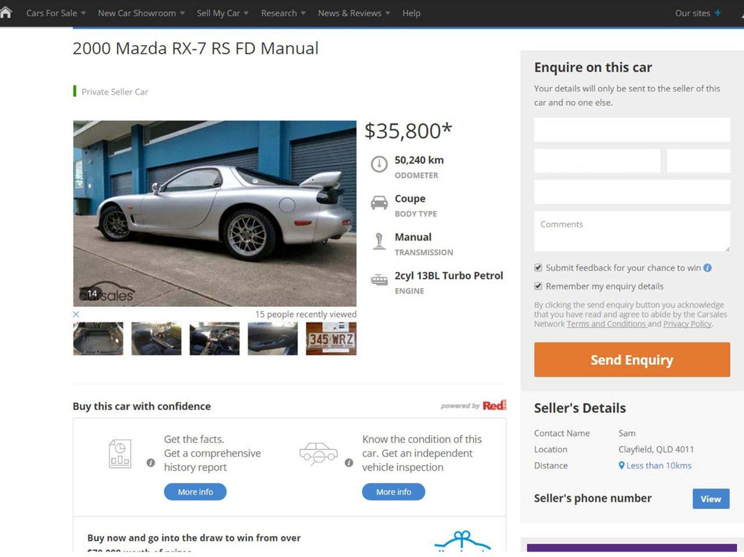 rx7 carsales1s