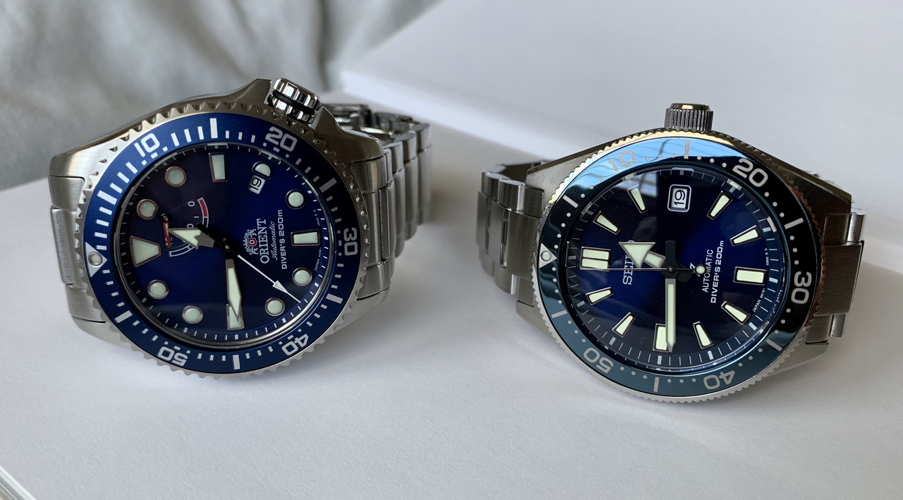 Comparing Orient Blue Triton with Seiko SBDC065 Baby MM | WatchUSeek Watch  Forums
