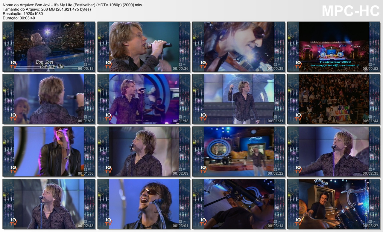 Bon Jovi - It's My Life (Festivalbar) (HDTV 1080p) [12.09.2000]