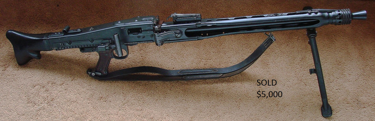 I sold this MG42 dated 1943 Gustloff assembled -deactivated with a moving action