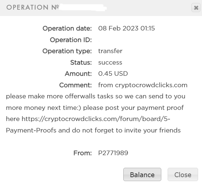 first payment