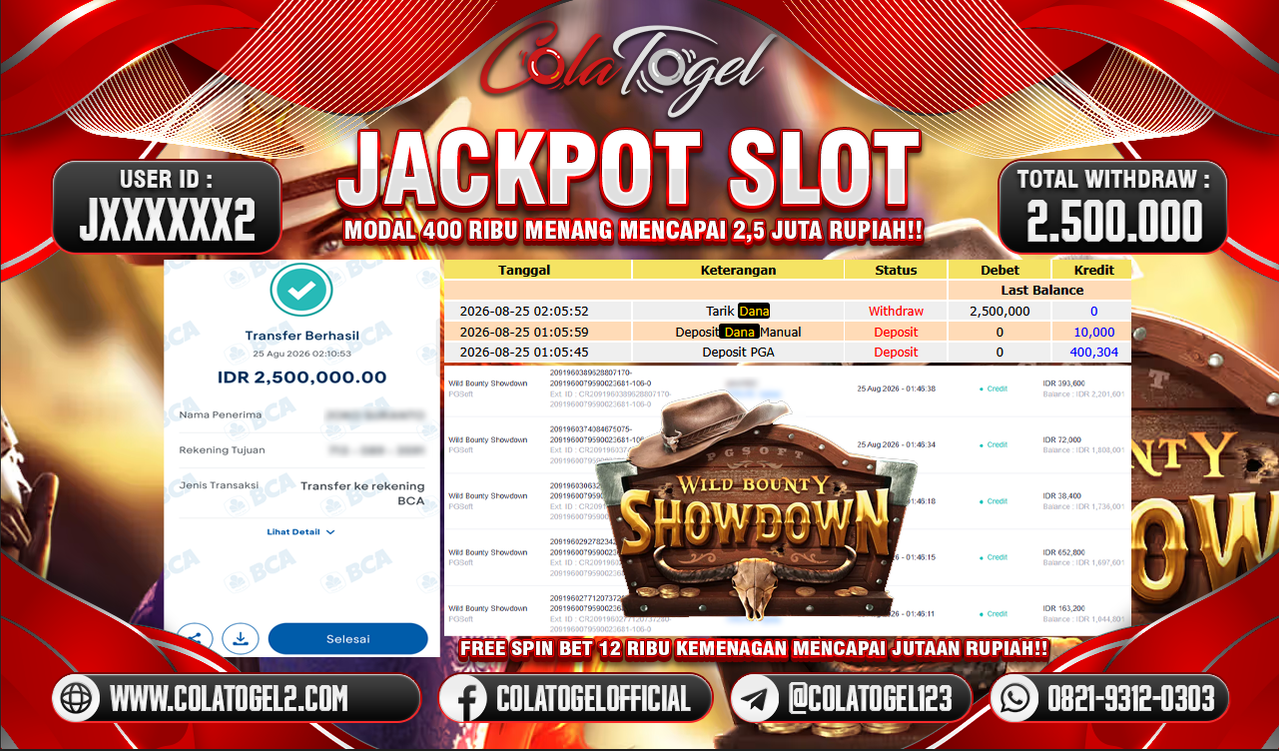 JACKPOT SLOT GACOR!!