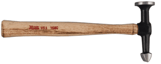 Martin Tools Peen Finishing Hammer with Hickory Handle MRT168G