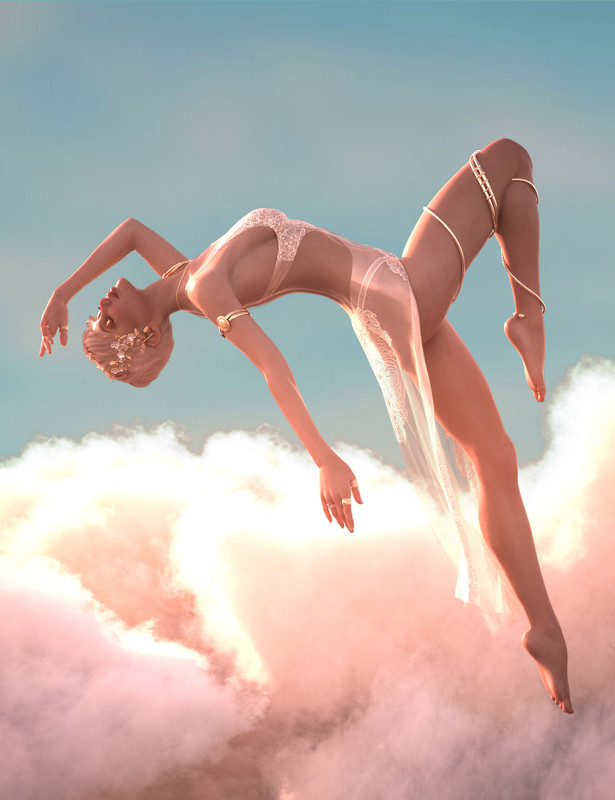 Weightless Pose Set for Genesis 8.1 Female