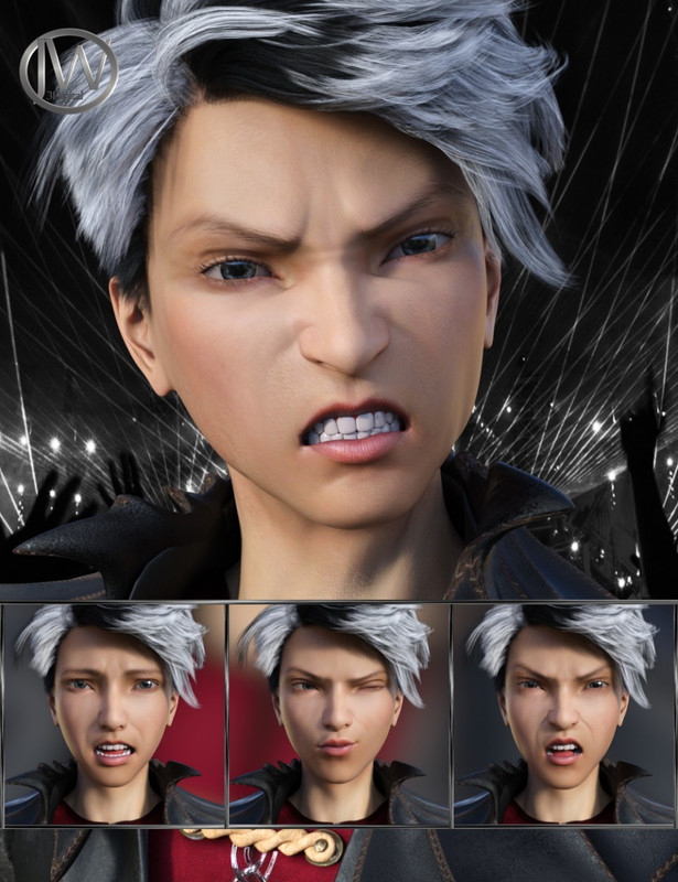 Pop Style Expressions for Genesis 8 Male and Yuzuru 8 Main