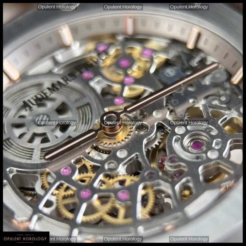 Audemars Piguet Royal Oak Jumbo Extra-Thin Openworked 16204 Stainless Steel Skeleton 39mm