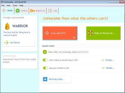 UnHackMe 10.50 Build 800
