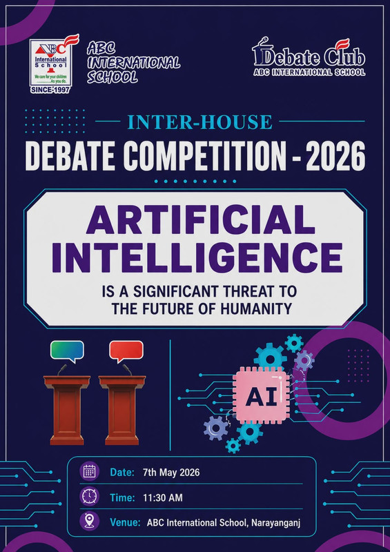 Inter-House Debate Competition 2026 Banner
