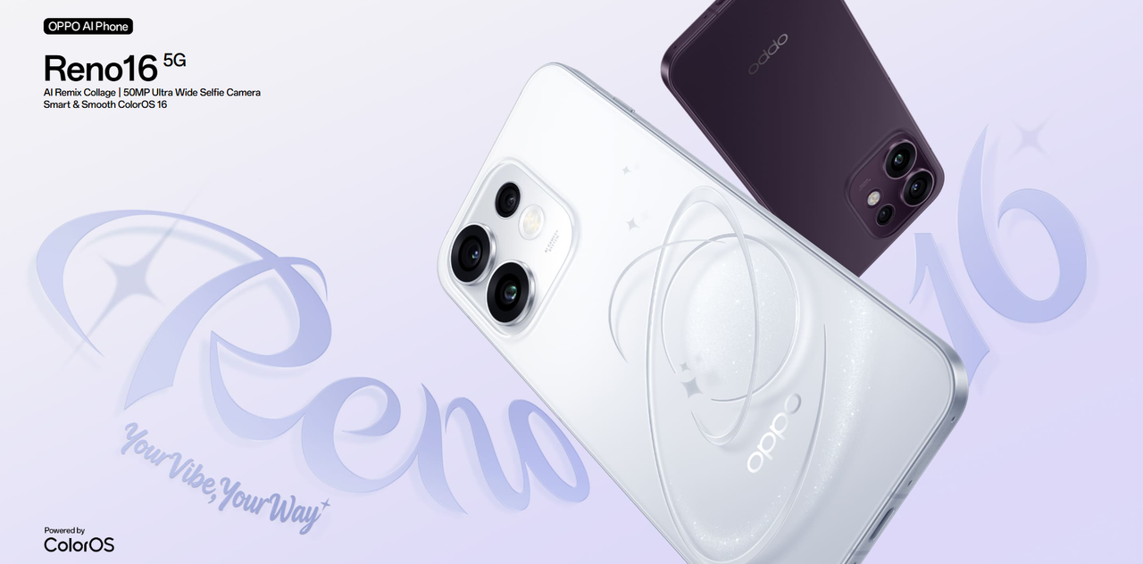 OPPO Reno16 5G Hero Banner