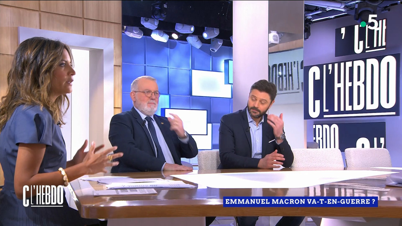 C l'hebdo - Saison 8 - Invités Colonel Michel Goya, David Doukhan, Edou..._France 5_2024_03_02_18_56