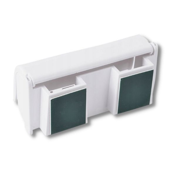 Set Dozator pasta de dinti si suport pentru 5 periute, Auto-adeziv, Fixare pe perete, Alb - Accesorii Diverse pentru Ingrijire - Mercaton Store