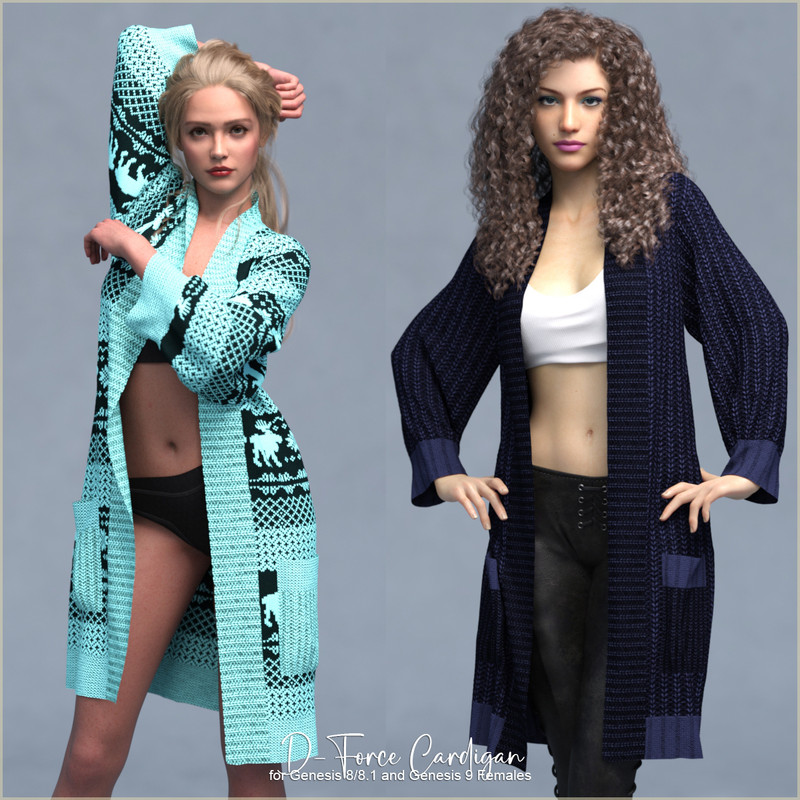 D-Force Cardigan For Genesis 8/8.1/9/V9