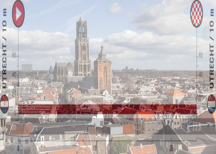 Il centro storico di Utrecht e l’altimetria della prima tappa (Tripadvisor)