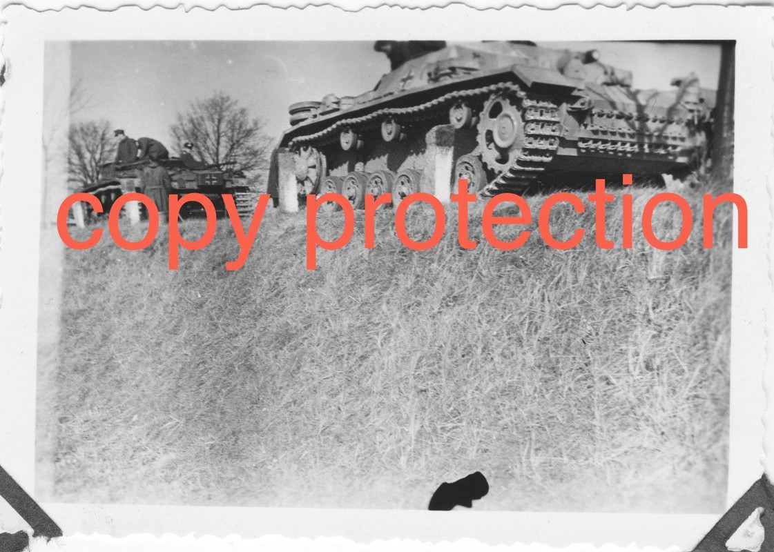 Orig. Fotos Sturmgeschütz III Lehrgang 6.Luftwaffen-Felddivision