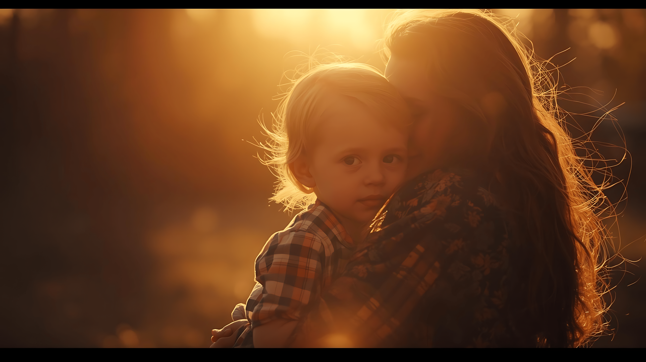 Pngtree mother lovingly embraces her child 18932764