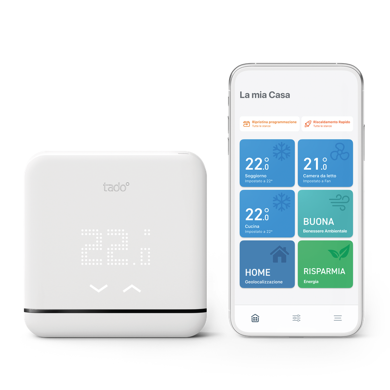 TADO¬∞ Controllo Climatizzazione Intelligente, Wifi, Gestione via app, Compatibilit√† Google e Alexa