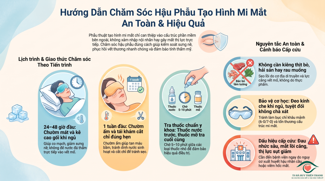 6.1. Phẫu thuật Tạo h&igrave;nh Mi mắt