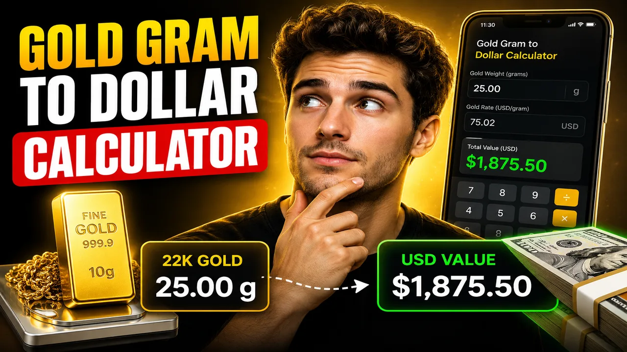 Gold Gram To Dollar Calculator