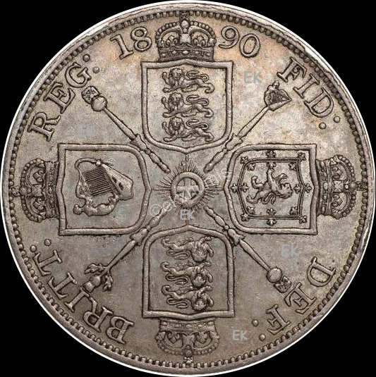 1890 Davies 546 reverse