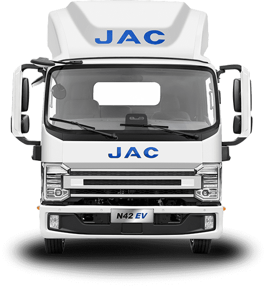 Vue avant du camion électrique iJAC N42