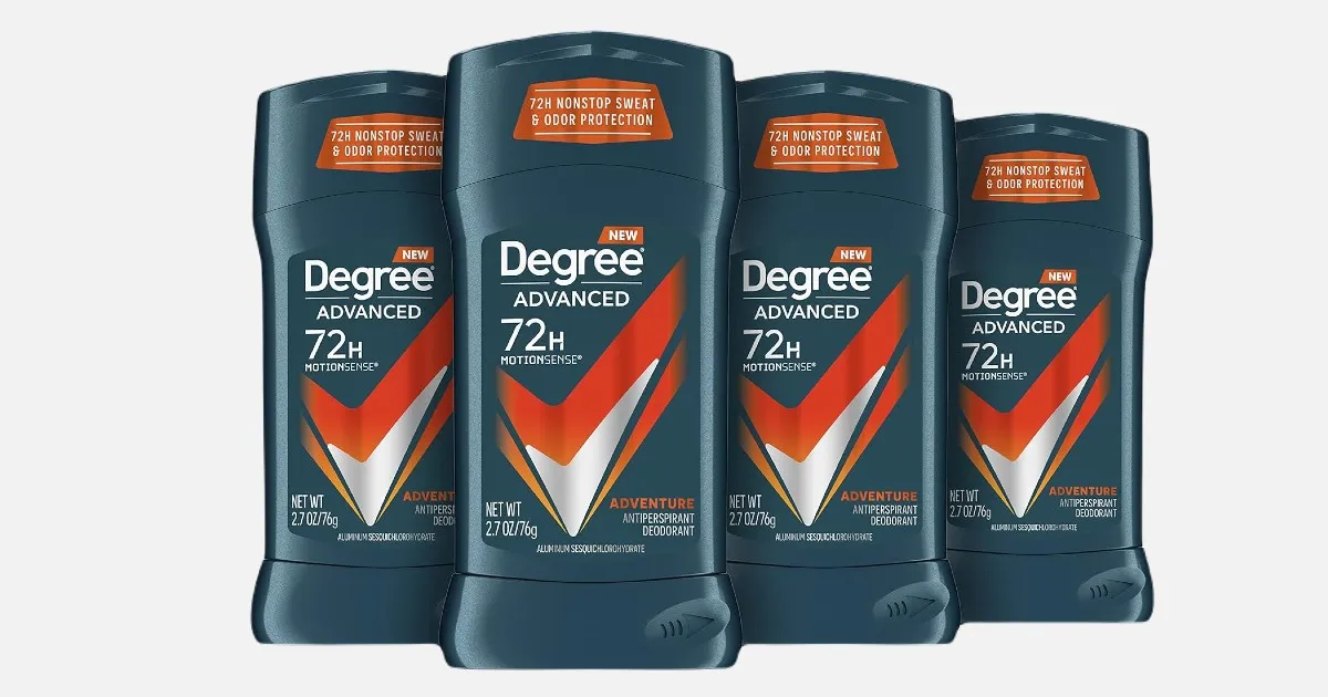Degree Men’s Antiperspirant: 4-Pack Under on Amazon! Degree Men’s Antiperspirant: 4-Pack Under on Amazon!