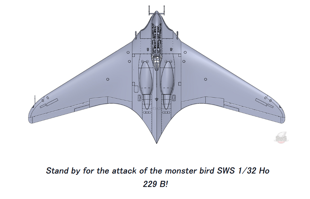 1/32 - Horten Ho.229B by Zoukei Mura - released - The Rumourmonger