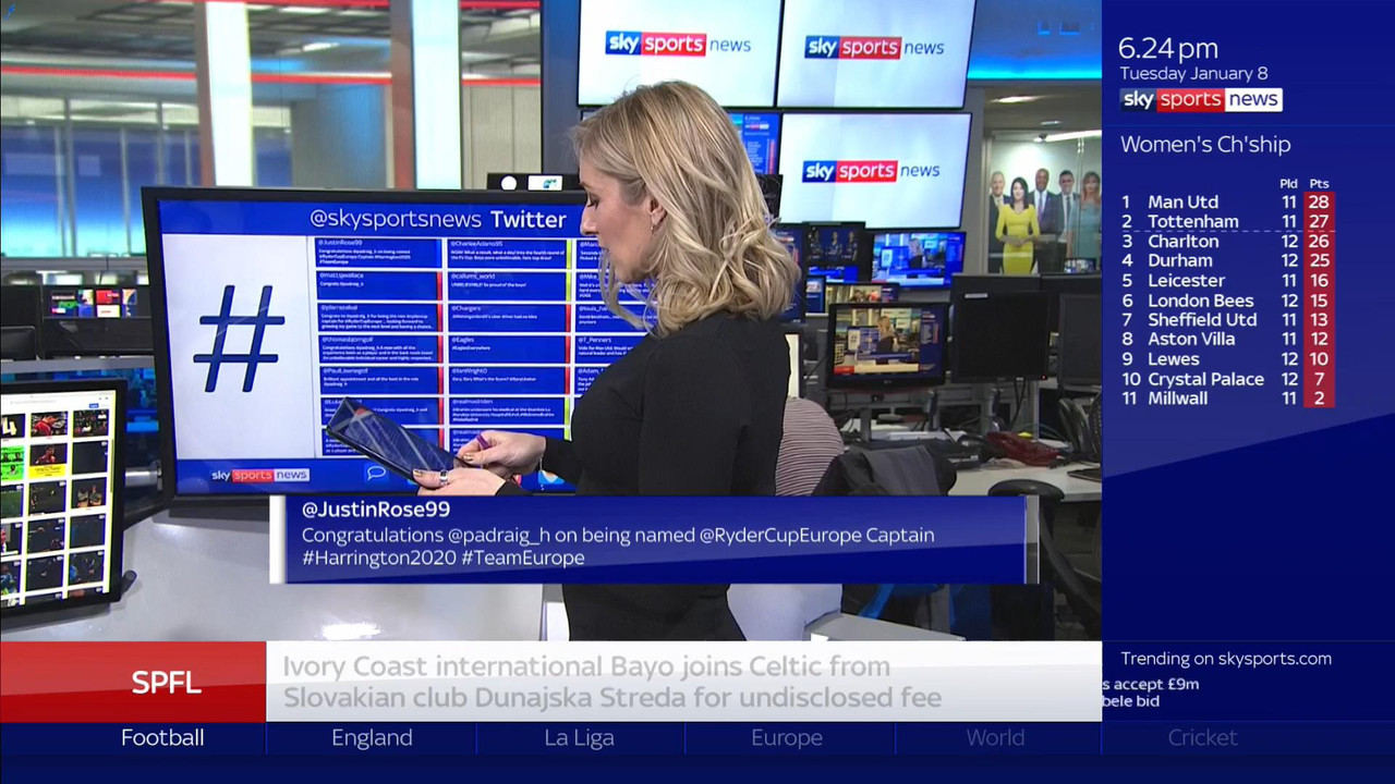08 January - 18.00.00 - Sky Sports News At 6 2019. A comprehensi
