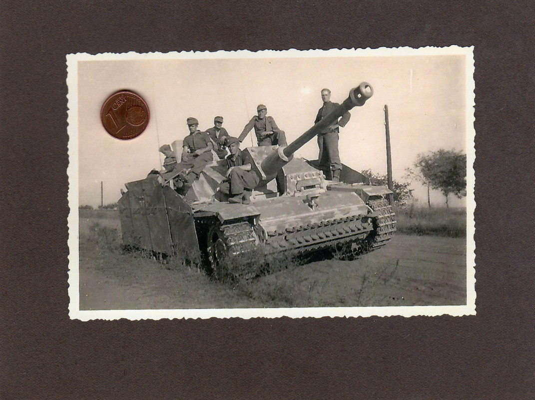 Foto Panzer Sturmgeschütz Tarnanstrich .