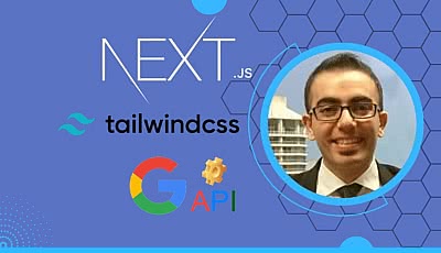 NextJS, Tailwind CSS 3 Google API project - Google clone (2022-12)