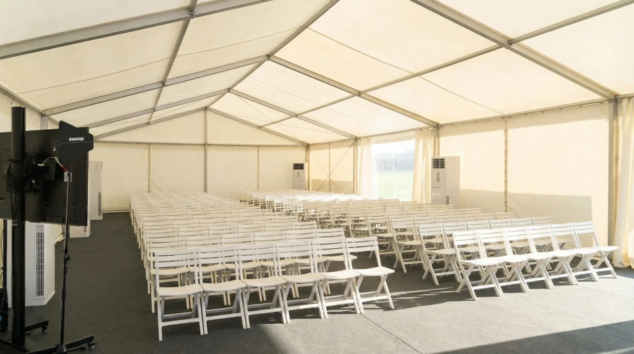 Шатер двухскатный 10х30 метров