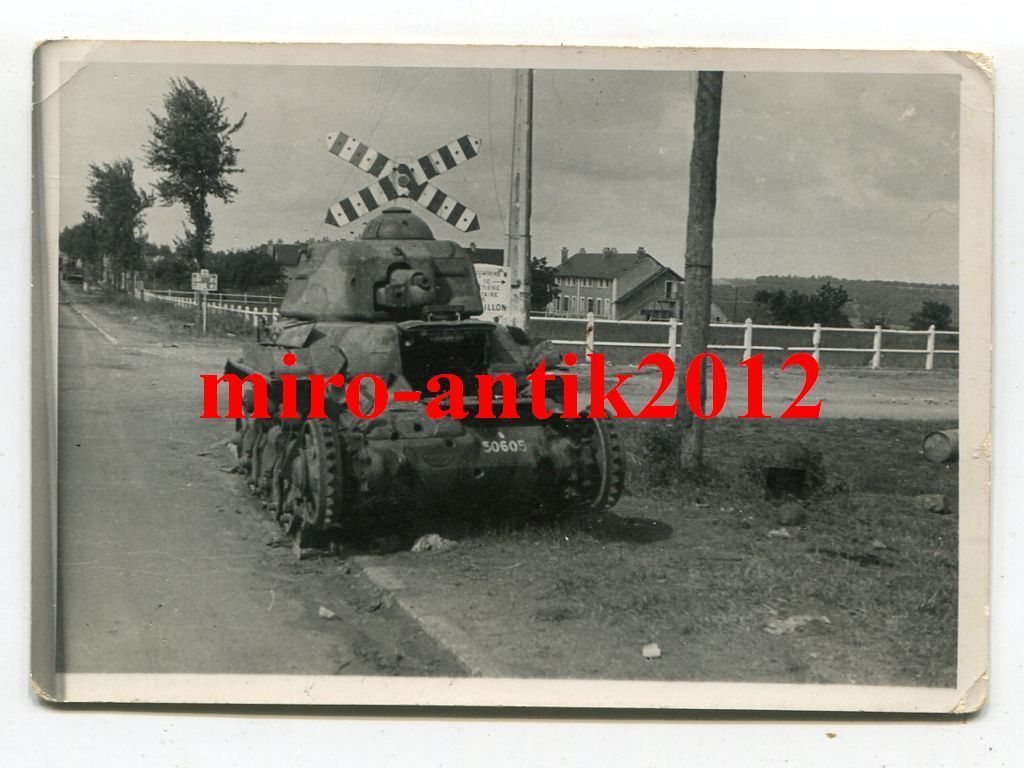 Foto, Wehrmacht, zerstörter Panzer, Nahaufnahme,