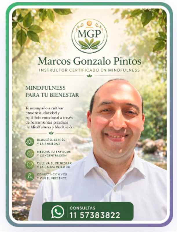Marcos Gonzalo Pintos — Instructor de Mindfulness