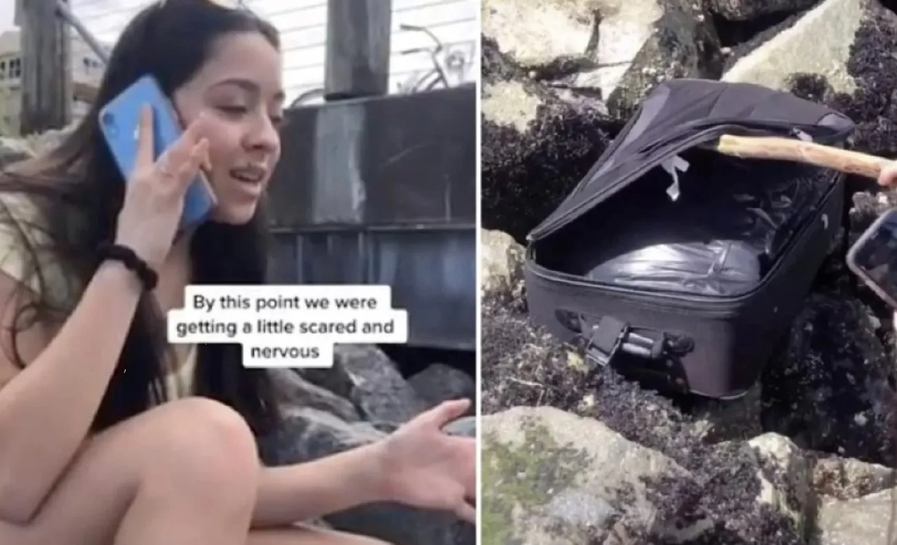 Jóvenes grababan un TikTok viral al hacer un macabro hallazgo