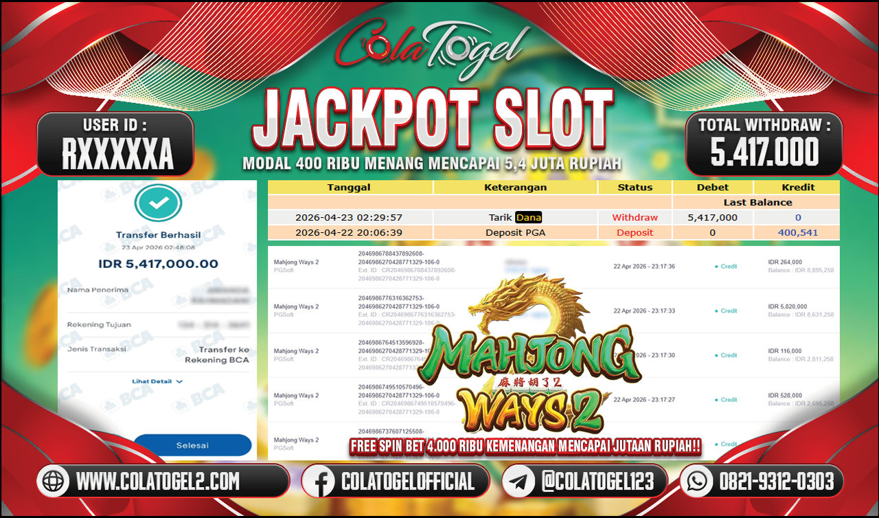 JACKPOT SLOT GACOR!!