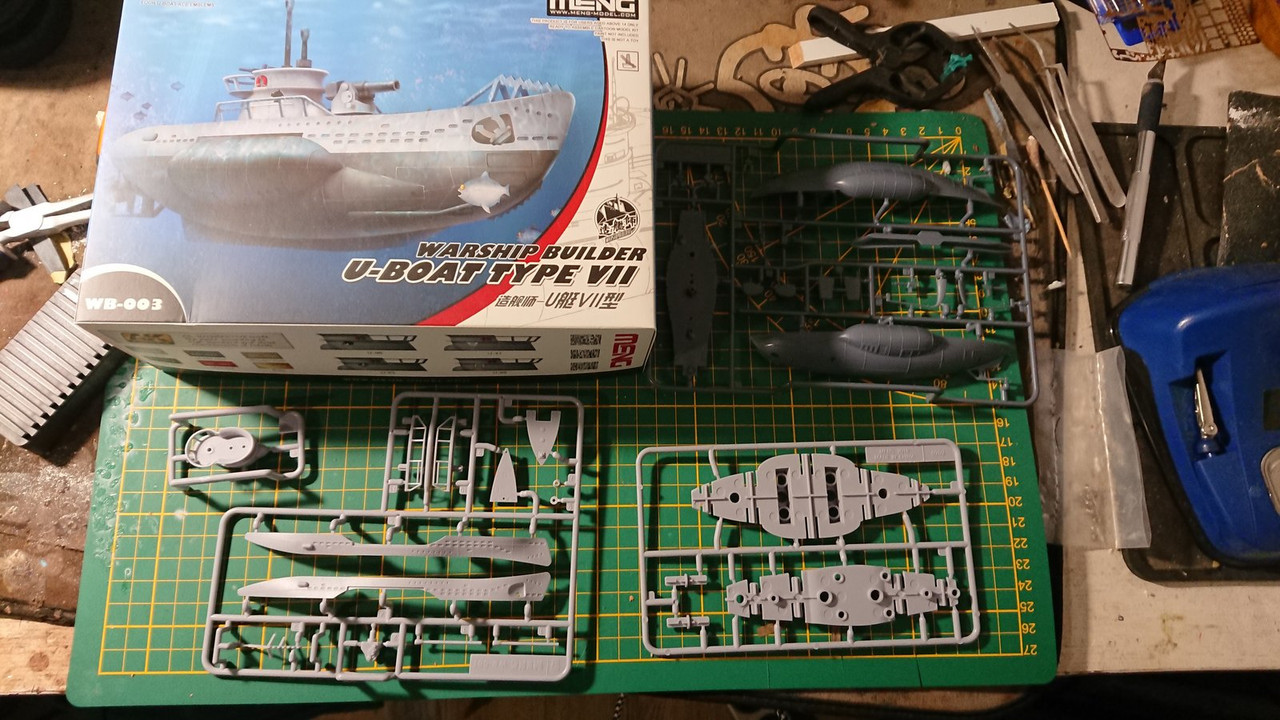 Meng Warship Builder : (bébé) U-boot type VII DSC-0977